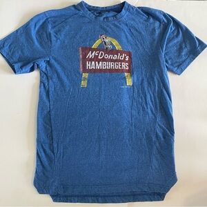 McDonald's Blue Graphic T-Shirt Vintage Inspired Men’s Small